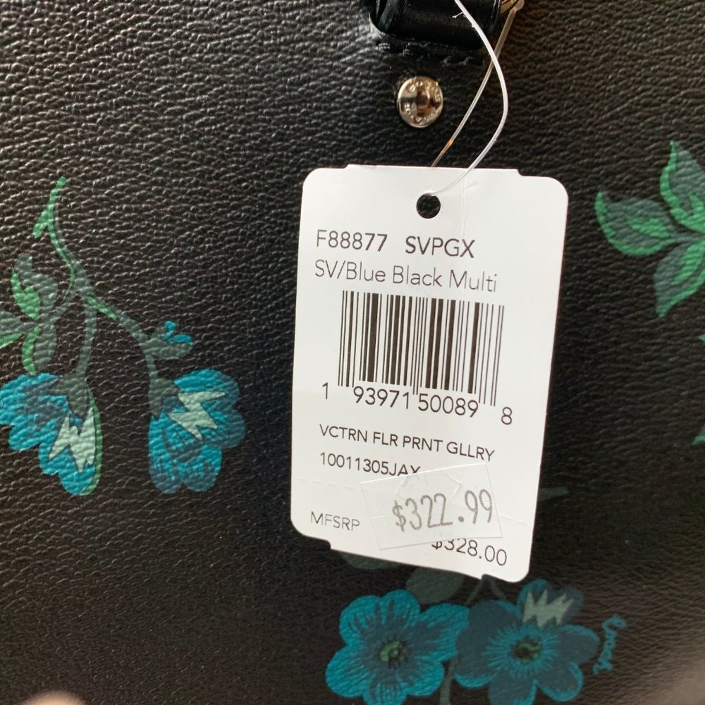 Coach Gallery Tote W/ Victorian Floral Print - Picture 5 of 5